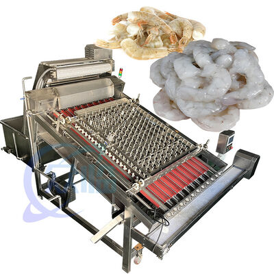 Good price Stainless Steel Shrimp Peeling Device 250KG/H Automatic Shrimp Deveiner online