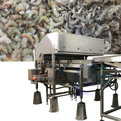 Good price 1500KG Capacity Shrimp Deheading Machine 380V 50Hz Shrimp Processing Unit online
