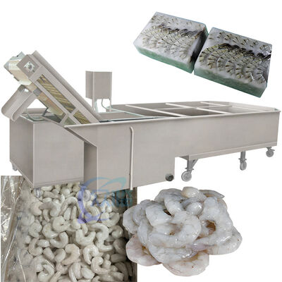 Harga bagus Pabrik Pengolahan Ikan Stainless Steel ISO 380V Mesin Pengolahan Udang On line