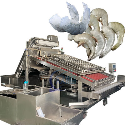Good price 250KG/H-300KG/H Automatic Shrimp Peeler And Deveiner 3KW Shrimp Shelling Machine online