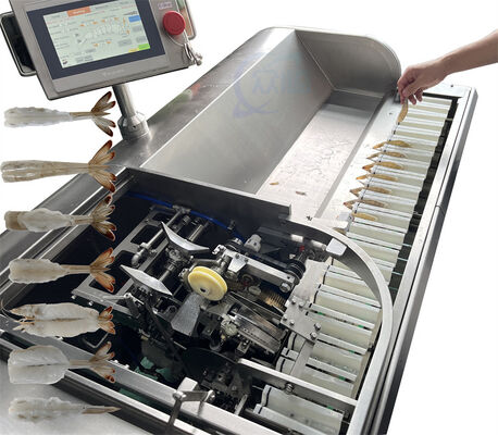 Good price 70Pcs/Min Shrimp Deveining Machine 220V Prawn Peeler Machine online