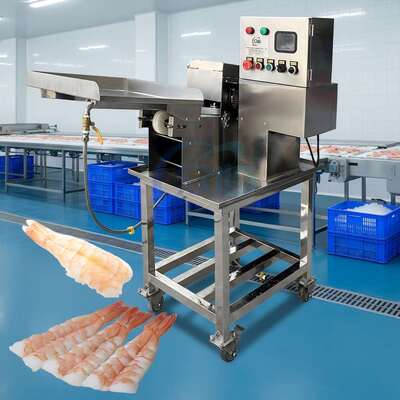 Good price 90Pcs/Min Shrimp Peeler And Deveiner Machine CE Certification online