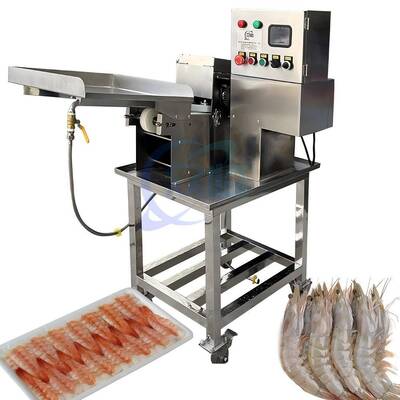 Good price 120Pcs/Min Shrimp Processing Machine Adjustable Speed Prawn Deshelling Machine online
